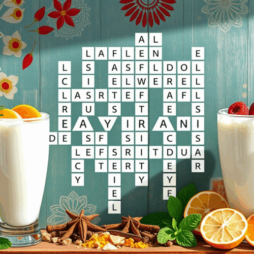 Cold Yogurt Drink Crossword