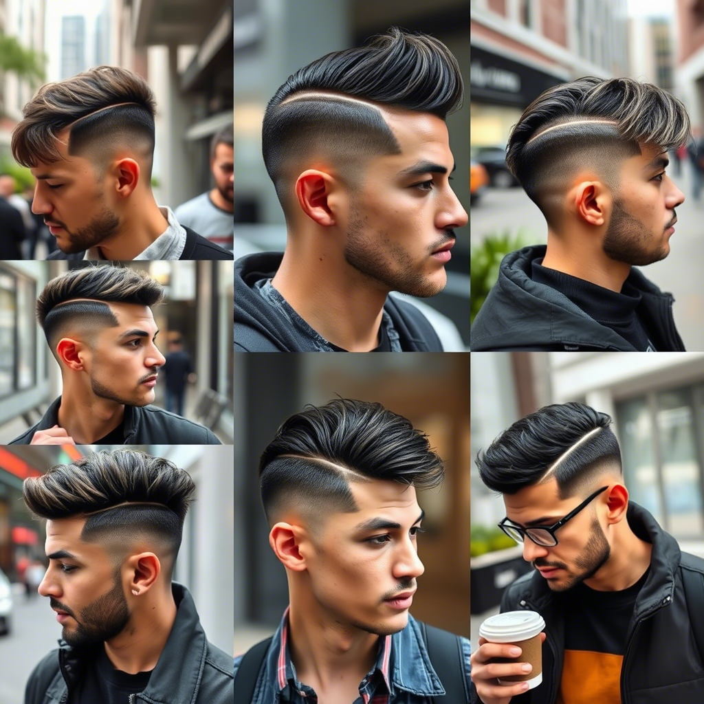 fade short hairstyles for men