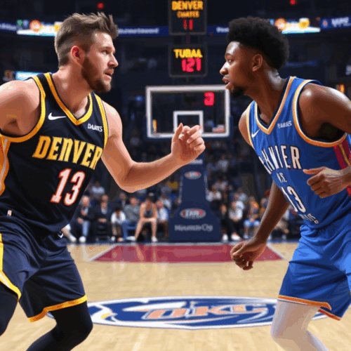 denver nuggets vs okc thunder match player stats