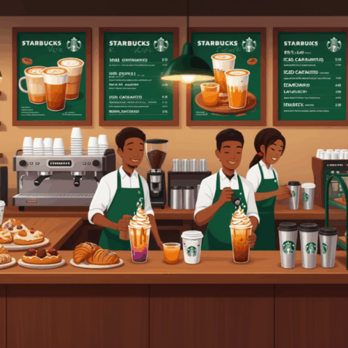 Starbucks menu