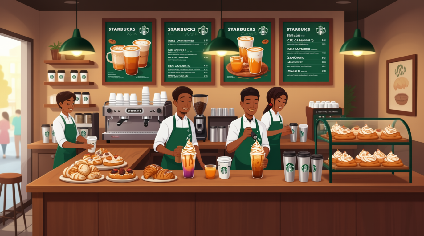 Starbucks menu
