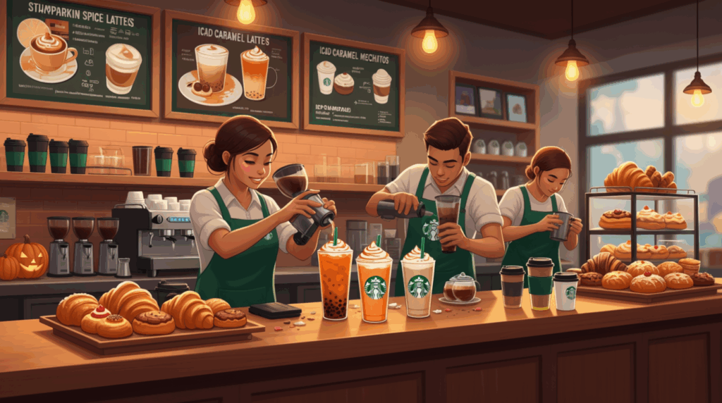 Starbucks menu