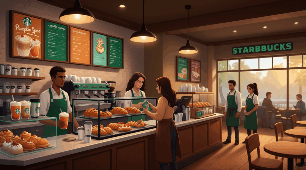 Starbucks menu